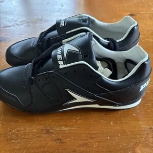 POWER 4551 Black All Turf Soccer Golf Shoe Men's Sz 11 Rare NEW